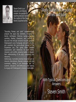 cover image of Study Guide for Decoding Romeo and Juliet